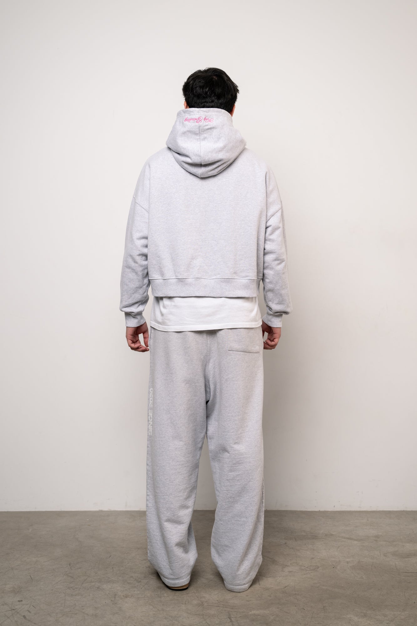Reverse Logo Sweatpants Gris