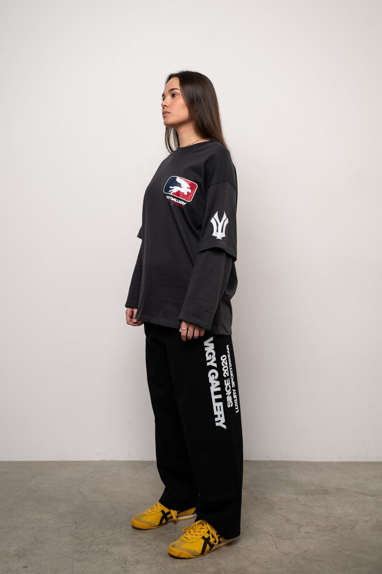REVERSE LOGO SWEATPANTS NEGRO