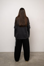 Reverse Logo Sweatpants Negro