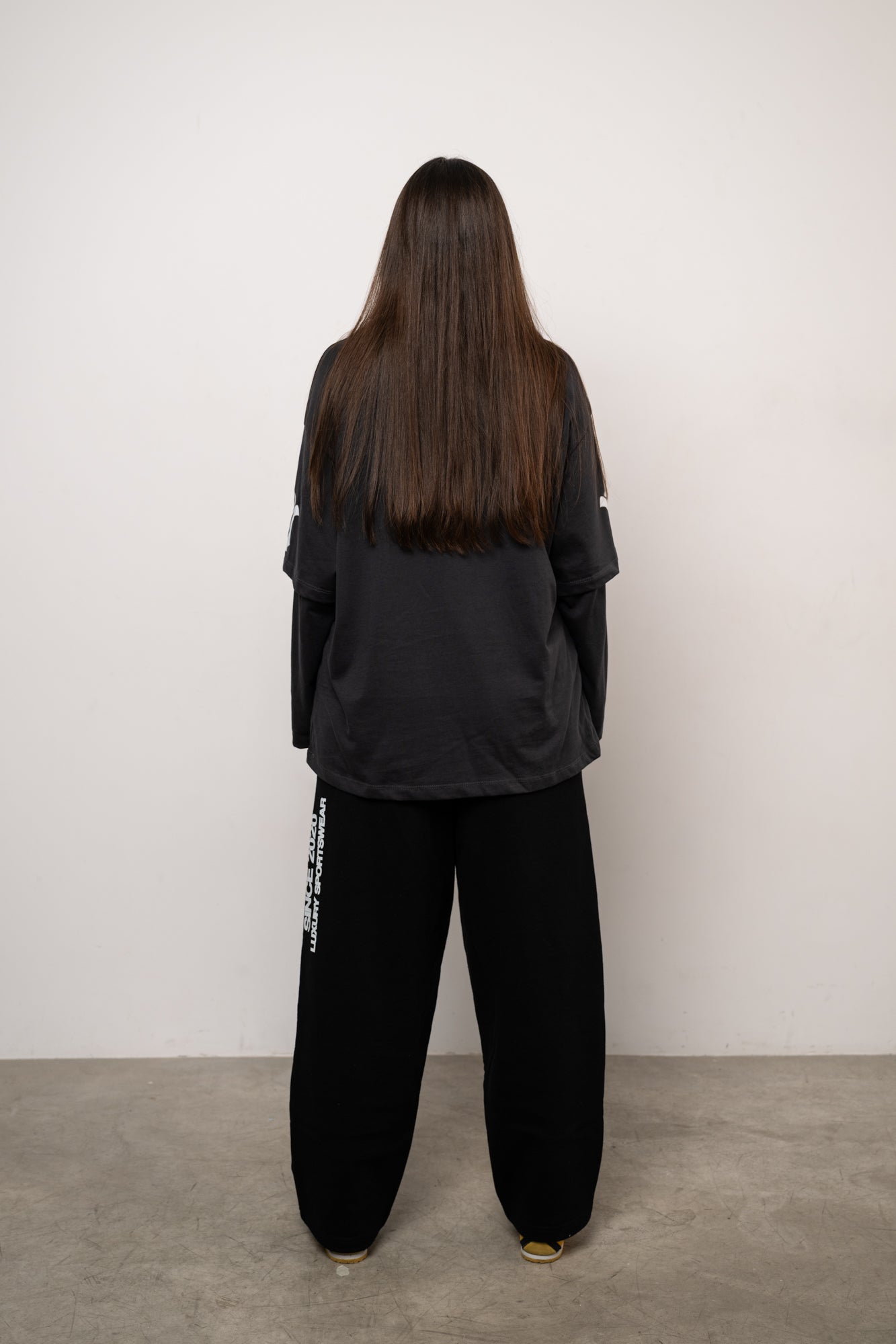 REVERSE LOGO SWEATPANTS NEGRO