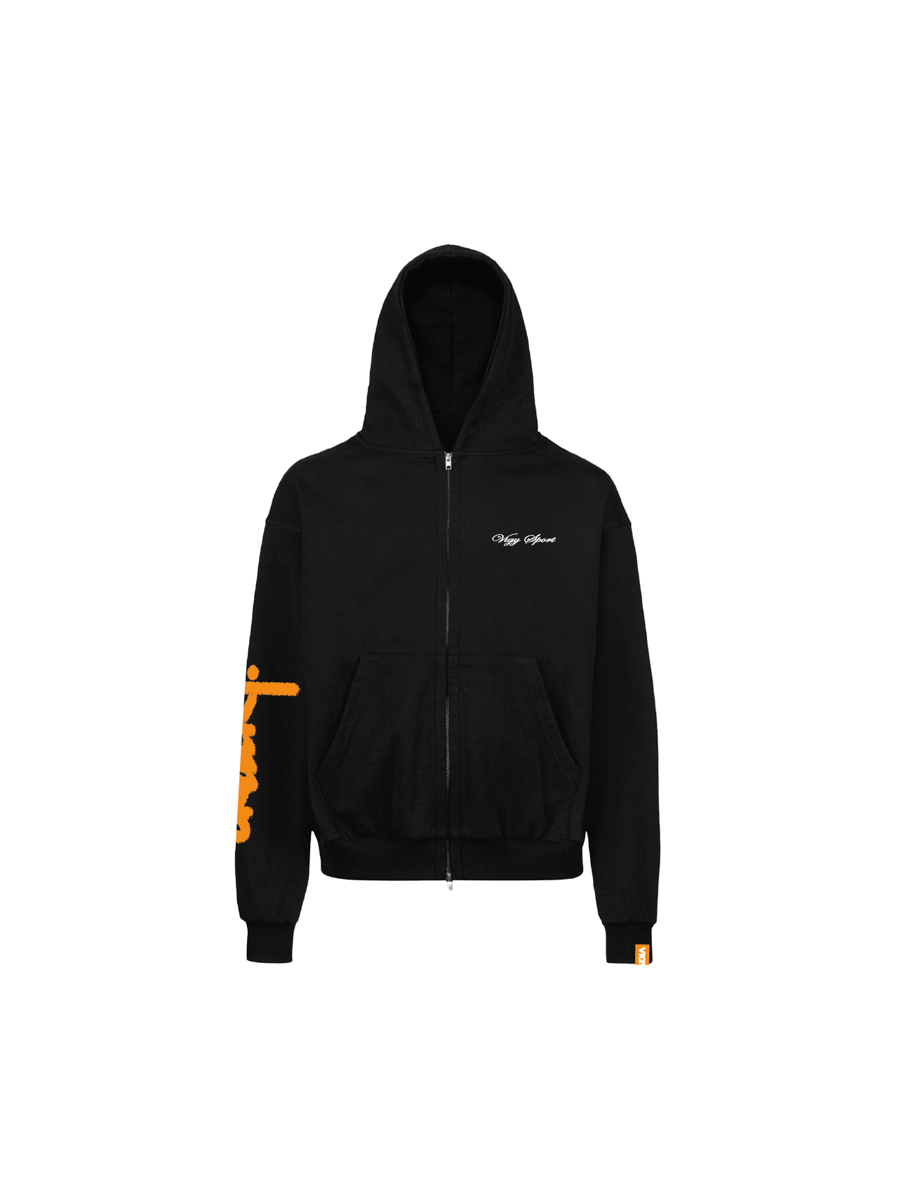 CLASSIC LOGO ZIPPED HOODIE