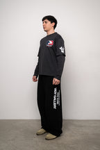 Reverse Logo Sweatpants Negro