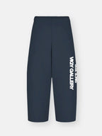 Reverse Logo Sweatpants Navy Blue
