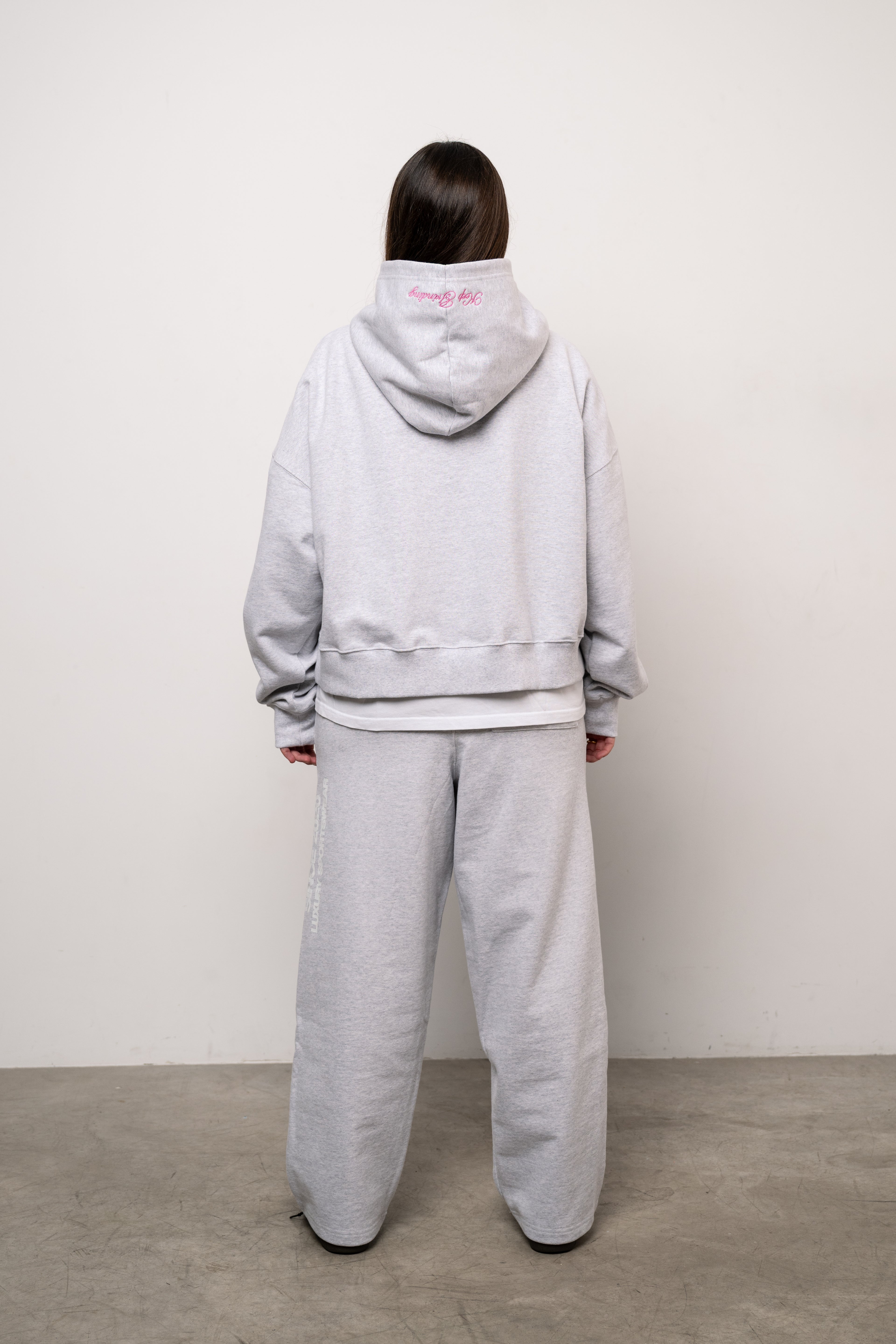 REVERSE LOGO SWEATPANTS GRIS