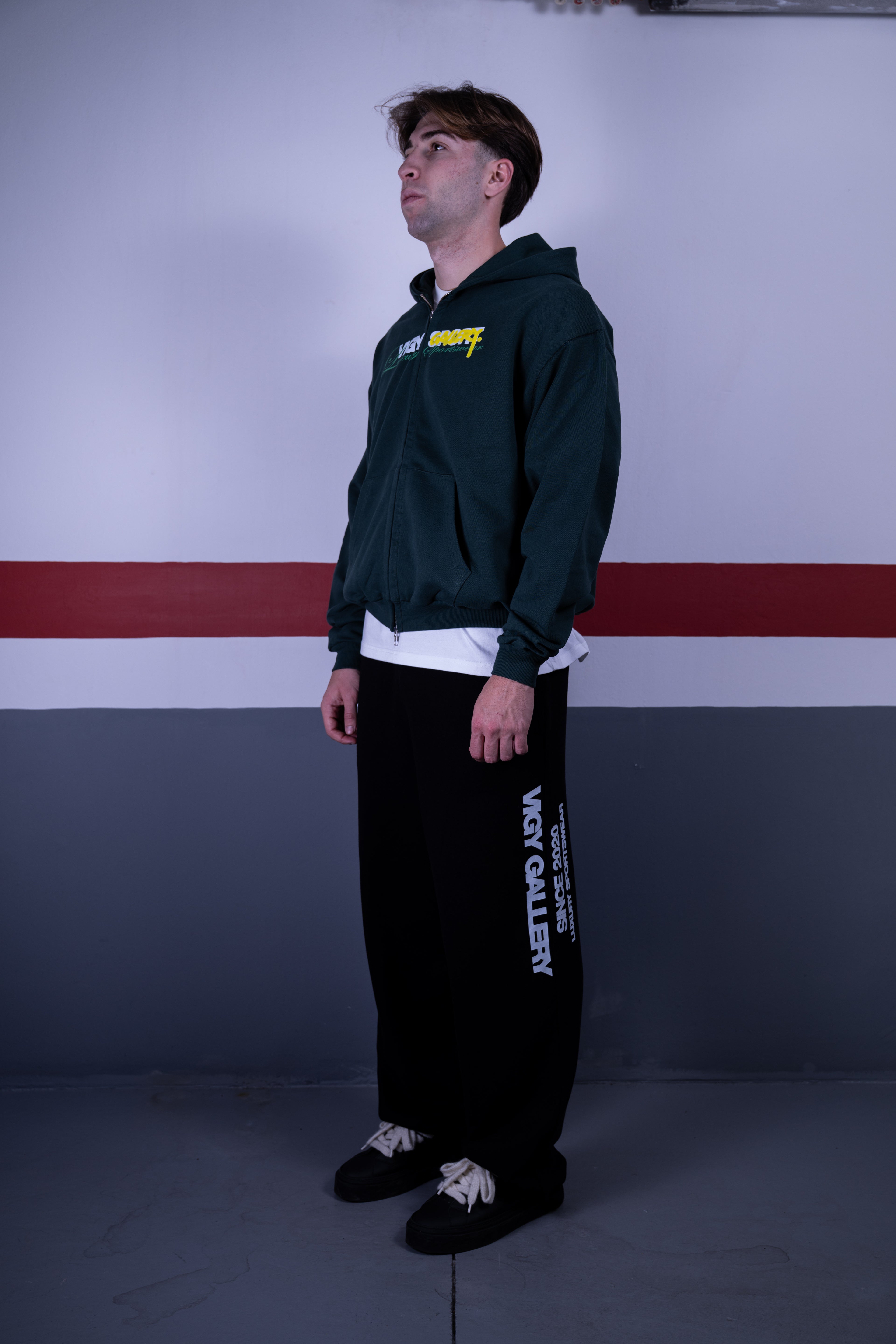 Luxury Sportswear Zipped Hoodie